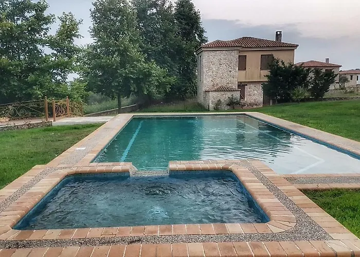 Luxurious Stone House In Elani Villa Siviri